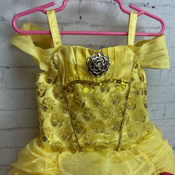 Disney Store Belle from beauty and the beast dress up dress size 3 - Picture 3 of 4